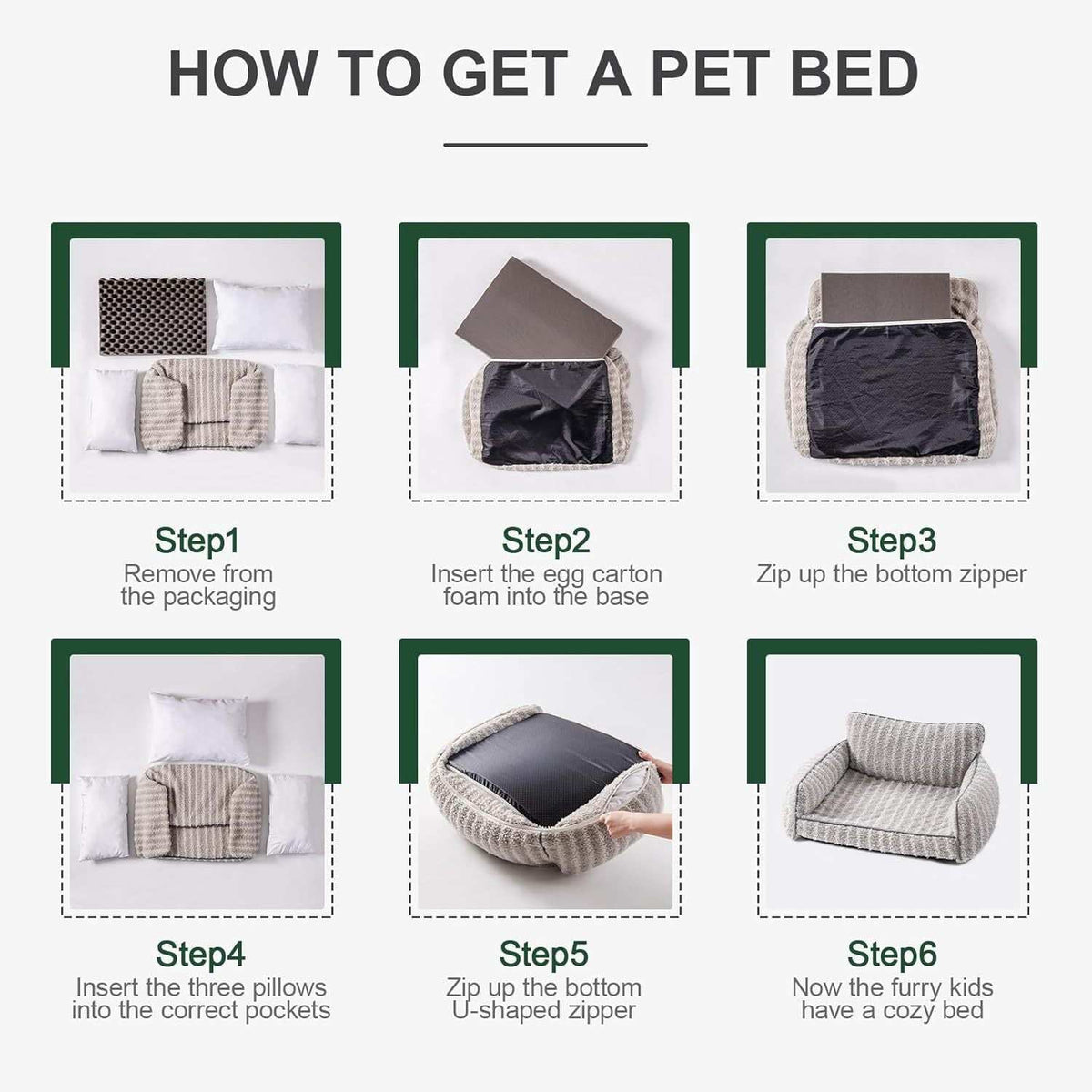 Orthopedic Pet Sofa - Small to Medium Size