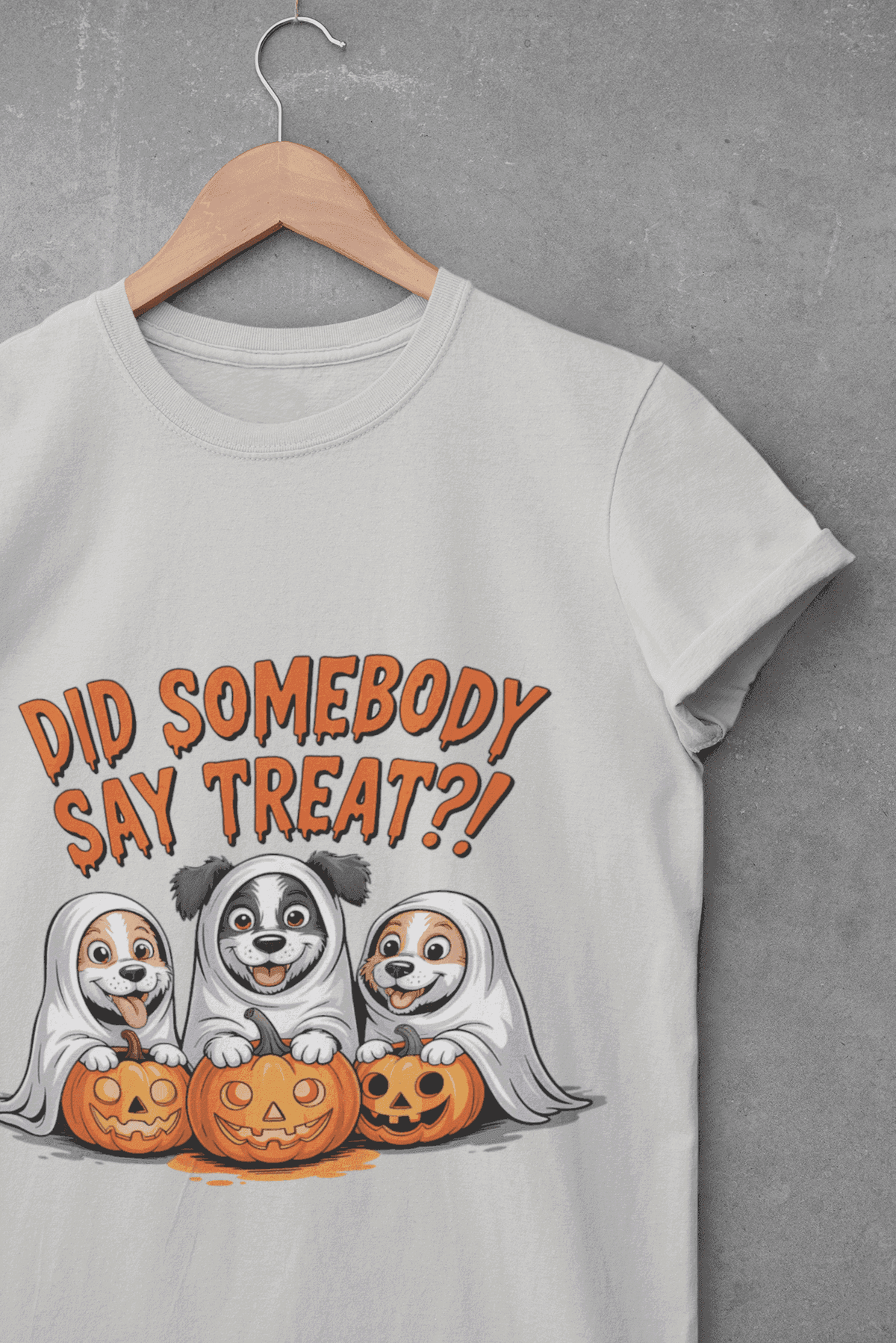 Spooky Halloween Dog Tee - Fun Ghosts T-Shirt
