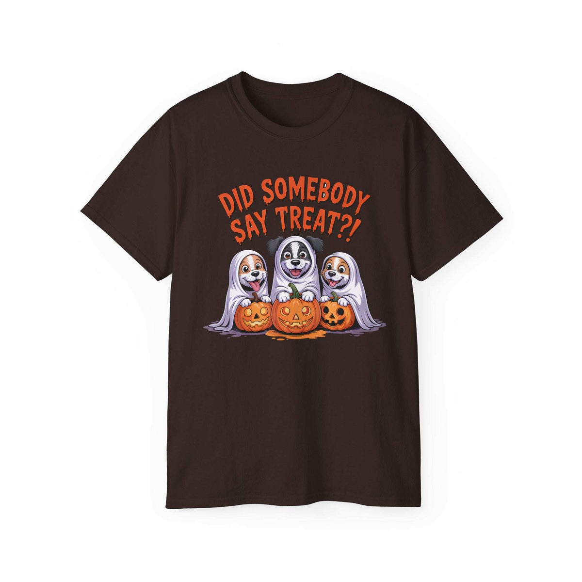 Spooky Halloween Dog Tee - Fun Ghosts T-Shirt