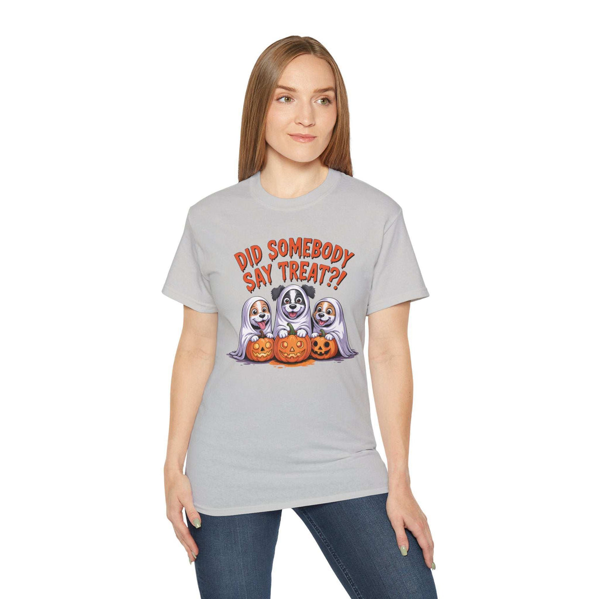 Spooky Halloween Dog Tee - Fun Ghosts T-Shirt