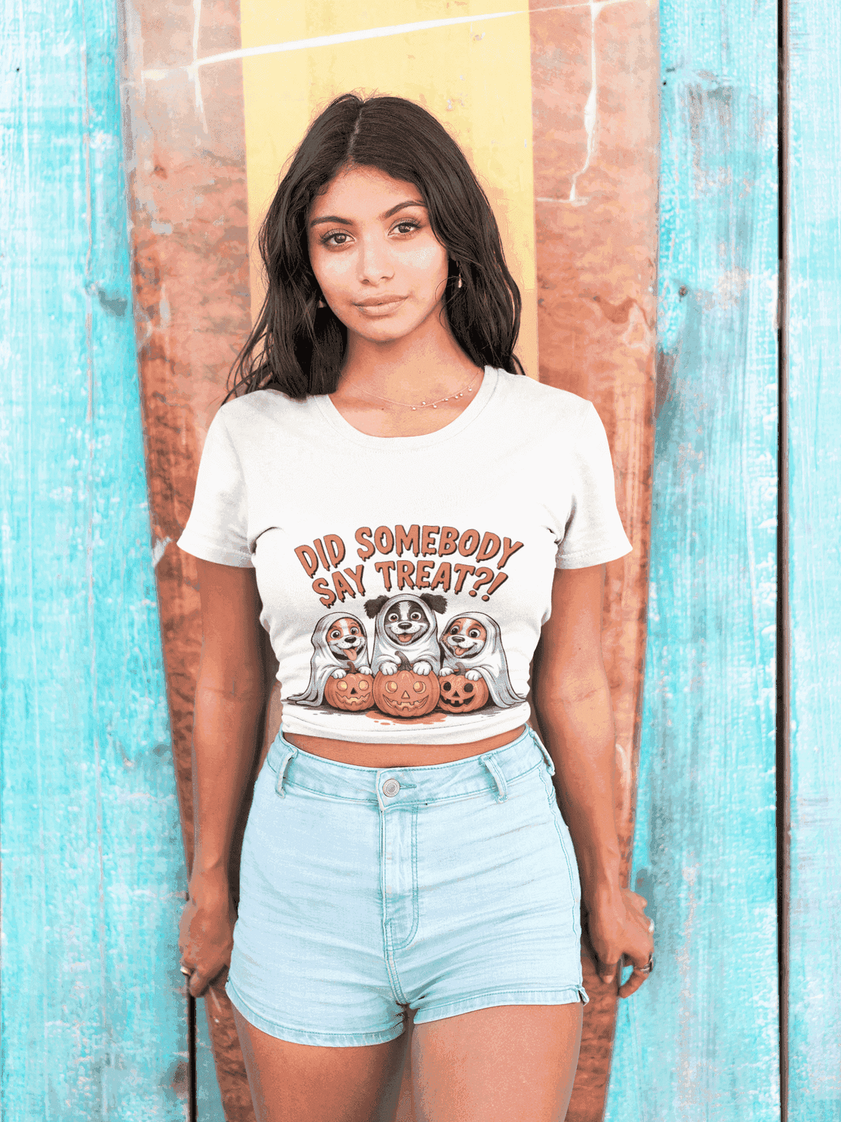 Spooky Halloween Dog Tee - Fun Ghosts T-Shirt