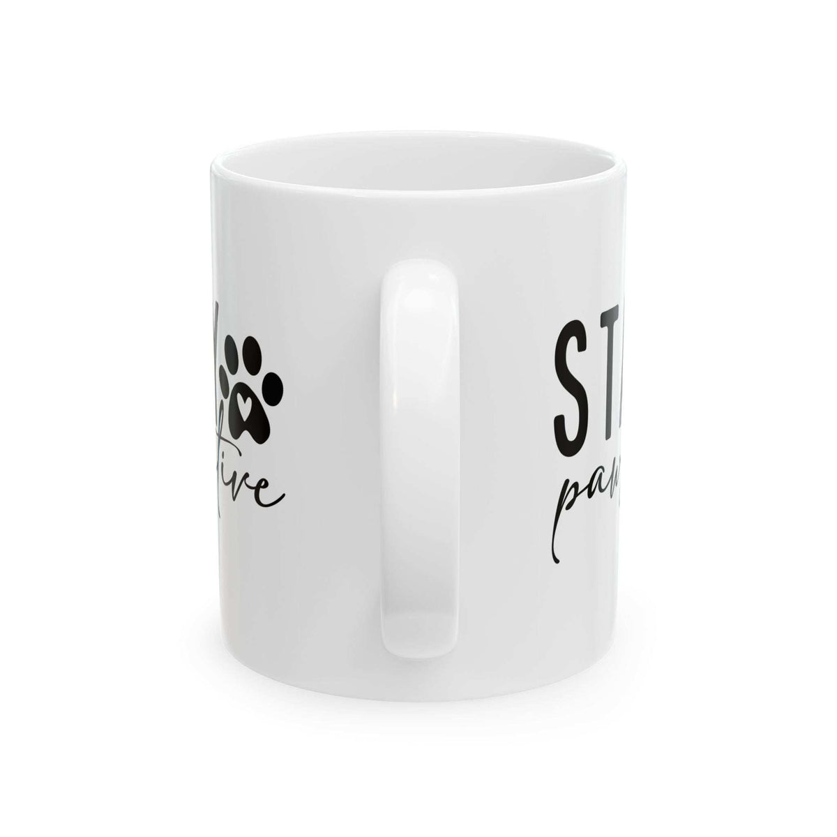 Stay Pawsitive Mug – Cute Dog Lover Gift