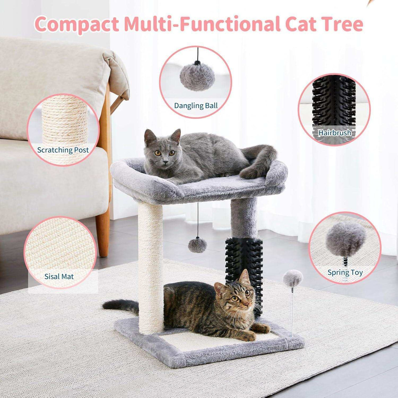 Small 4-in-1 Cat Tree Tower