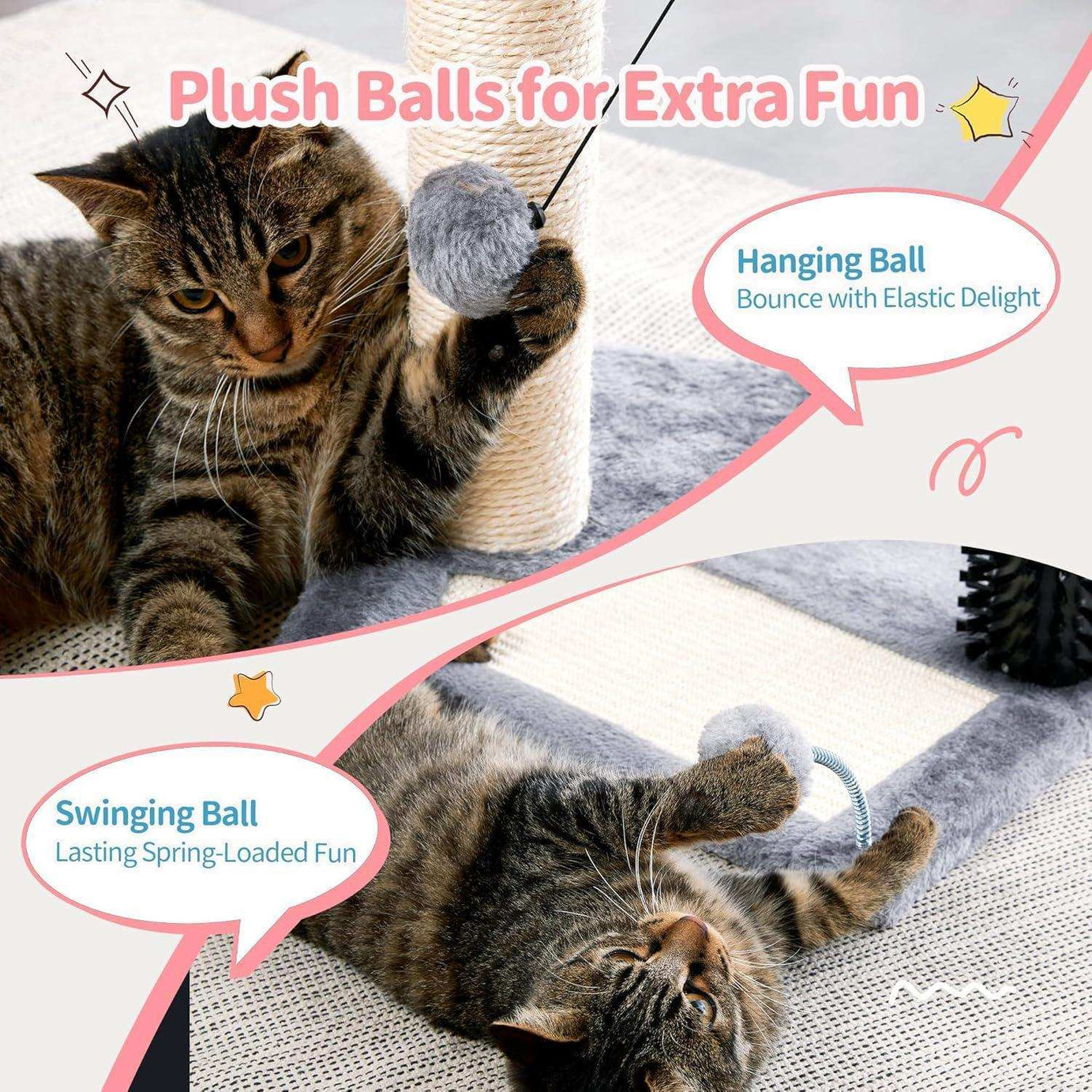 Small 4-in-1 Cat Tree Tower