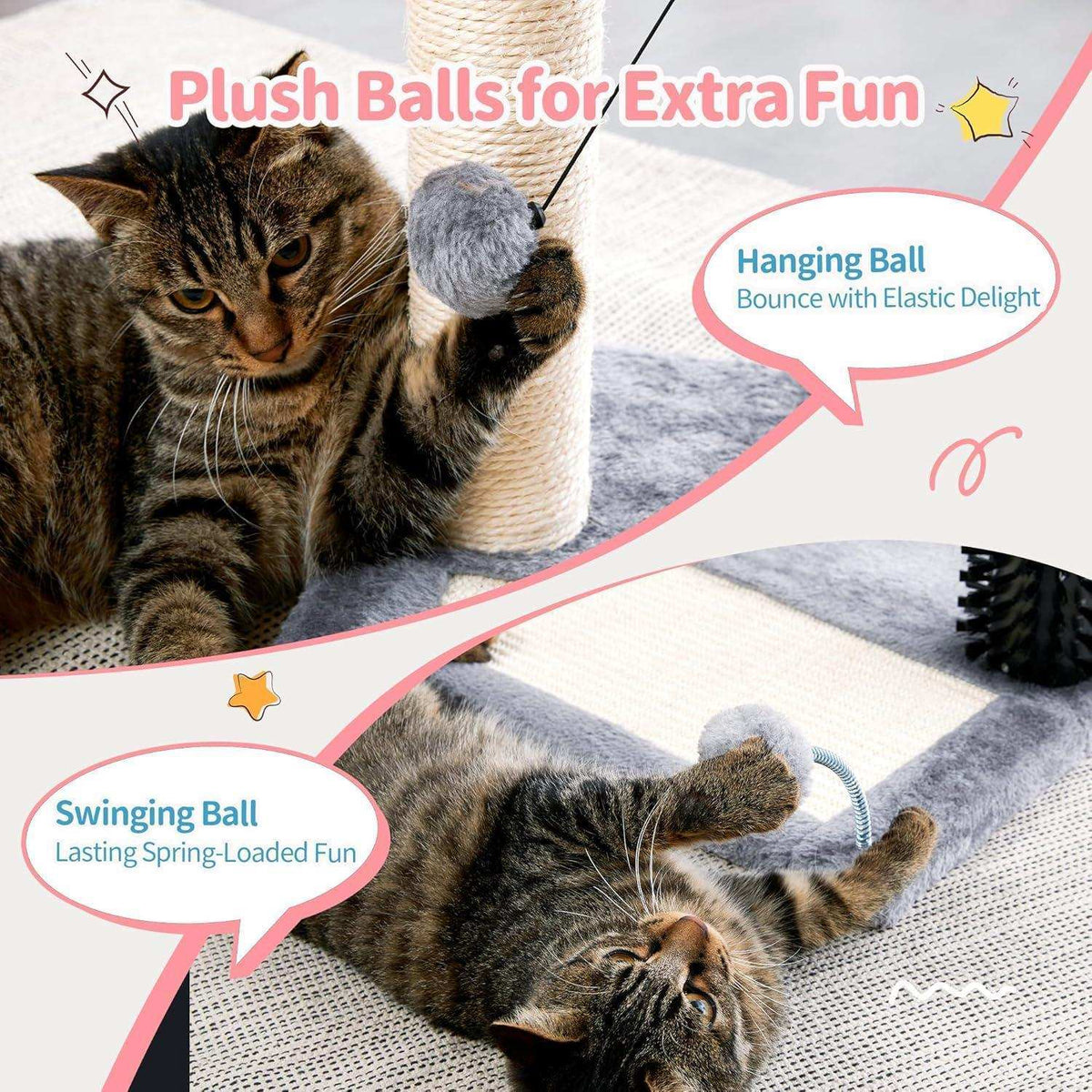 Small 4-in-1 Cat Tree Tower